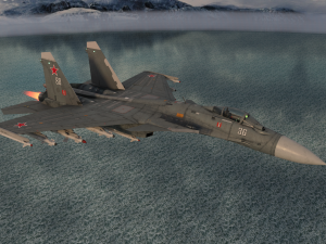 su-27 fighter jet 3D 模型