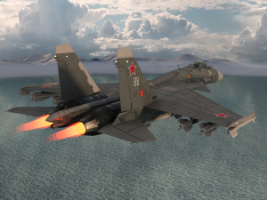su-27 fighter jet 3D 模型
