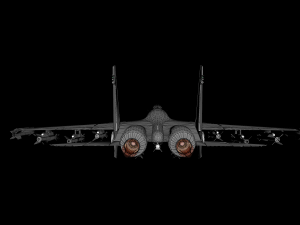 su-27 fighter jet 3D 模型