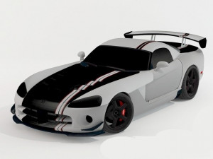 dodge viper srt10 3D Model