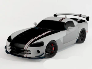 Dodge Viper SRT10 3D Model