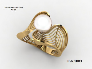 pearl ring -01 3D 프린트 모델