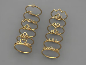 Стиль кольца 3D Модель