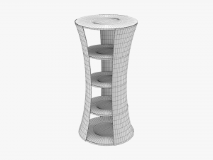 estanteria zero uno convex 3D Model