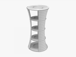 estanteria zero uno convex 3D Model