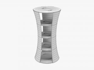 estanteria zero uno convex 3D Model