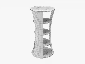 estanteria zero uno convex 3D Model