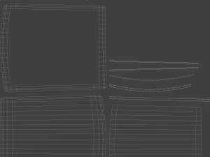 cadeira nastro Modelo 3D