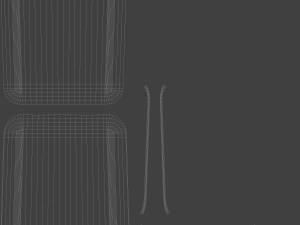 nastro chair 3D मॉडल