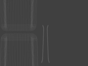 cadeira nastro Modelo 3D