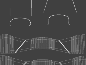 cadeira nastro Modelo 3D