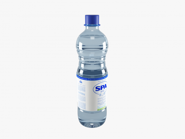 water bottle 3D मॉडल .c4d .max .obj .3ds .fbx .stl .blend 