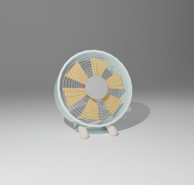 fan 3D Model .c4d .max .obj .3ds .fbx .stl .blend