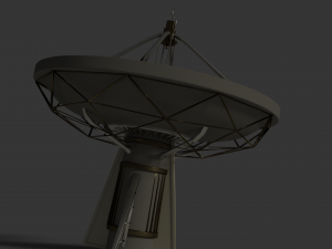 large satellite dish 3D मॉडल