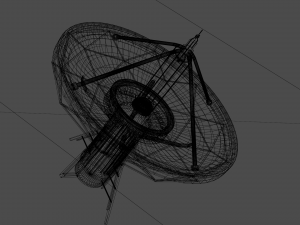 large satellite dish 3D मॉडल