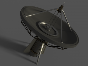 large satellite dish 3D Model