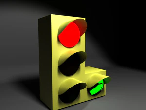 світлофори 3D Модель