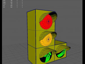 traffic lights 3D Model