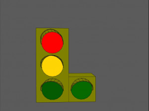 traffic lights 3D Модель