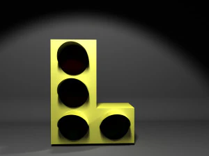 traffic lights 3D Model