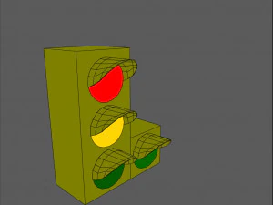 traffic lights 3D Model