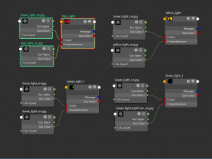 traffic lights 3D Модель