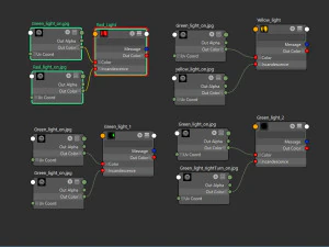 traffic lights 3D Model