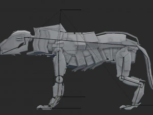 predatore di ferro Modello 3D