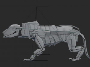 predatore di ferro Modello 3D