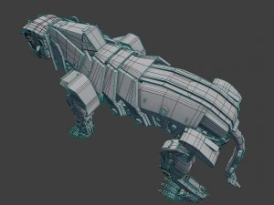 predatore di ferro Modello 3D