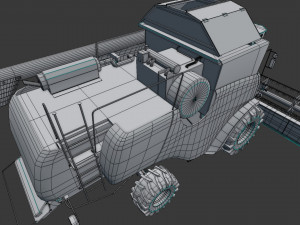 combine cx6090 Model 3D