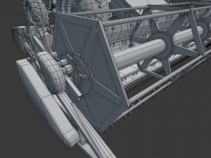 combine cx6090 Model 3D