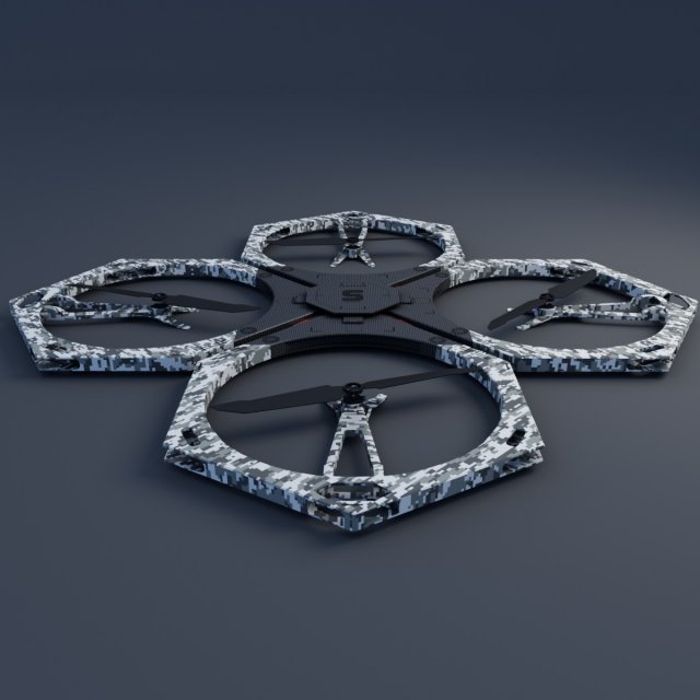 drone 3D मॉडल .c4d .max .obj .3ds .fbx .stl .blend 