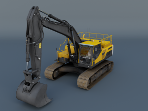excavator 3D 모델