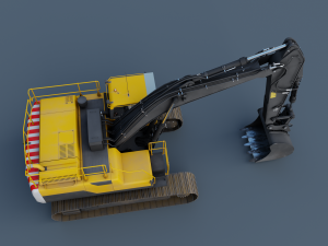 excavator 3D मॉडल