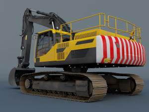 excavator 3D मॉडल