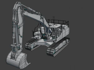 excavator 3D Model