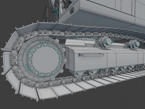 excavator 3D मॉडल