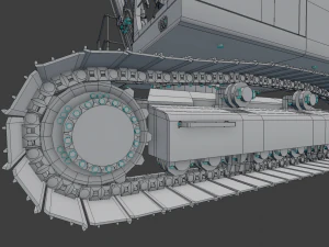 excavator 3D Model