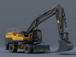 excavator ew205d 3D Model