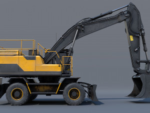 excavator ew205d 3D Model