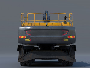 excavator ew205d 3D Model