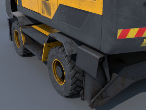 excavator ew205d 3D Model