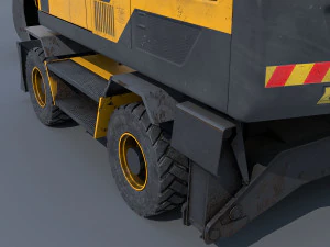 excavator ew205d 3D Model