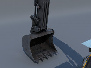 excavator ew205d 3D Model