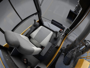 excavator ew205d 3D Model