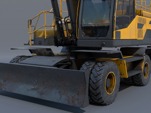 excavator ew205d 3D Model