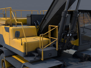 excavator ew205d 3D Model