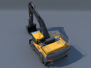 excavator ew205d 3D Model
