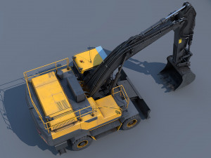 excavator ew205d 3D Model